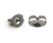 Standard Earring Backs Surgical Stainless Steel (Package of 10)